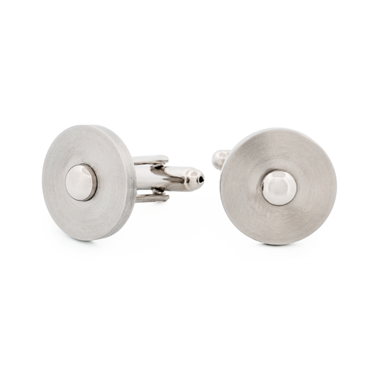 Rhodium Plated Cufflinks