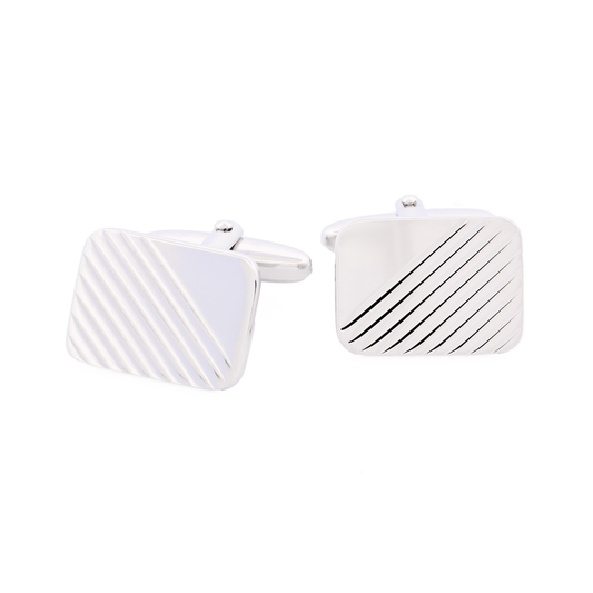 Rhodium Plated Cufflinks