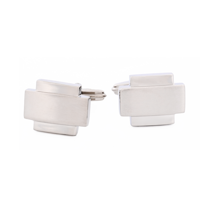 Rhodium Plated Cufflinks