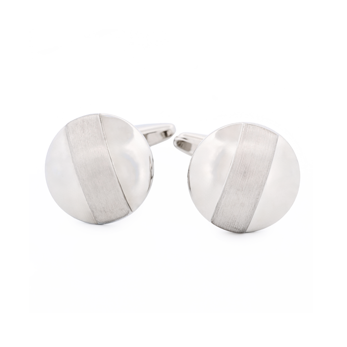 Rhodium Plated Cufflinks