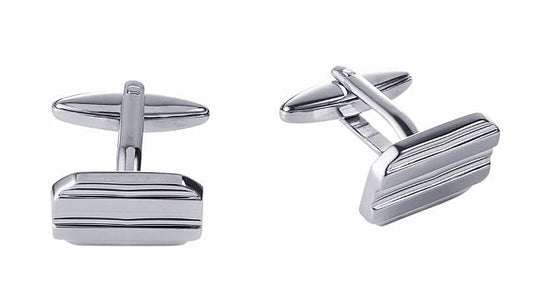Rhodium Plated Cufflinks