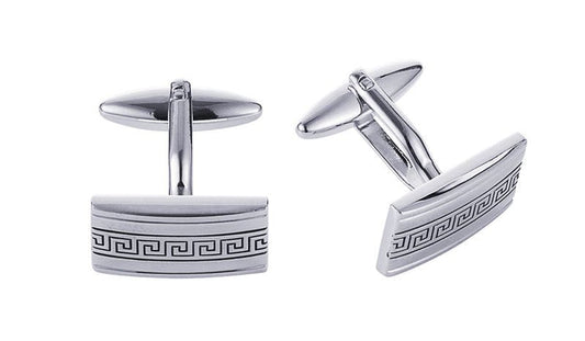 Rhodium Plated Cufflinks
