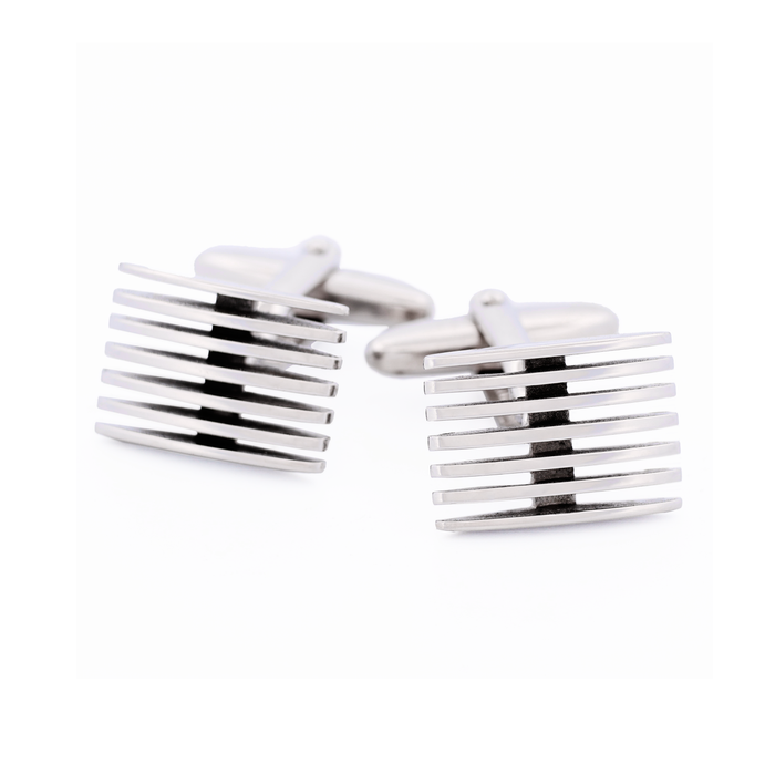 Rhodium Plated Cufflinks