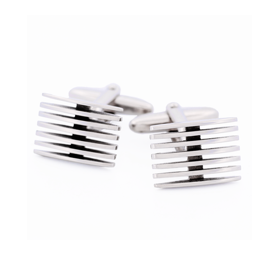 Rhodium Plated Cufflinks