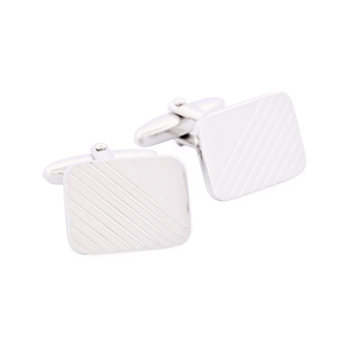Rhodium Plated Cufflinks