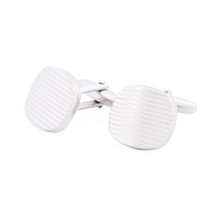 Rhodium Plated Cufflinks