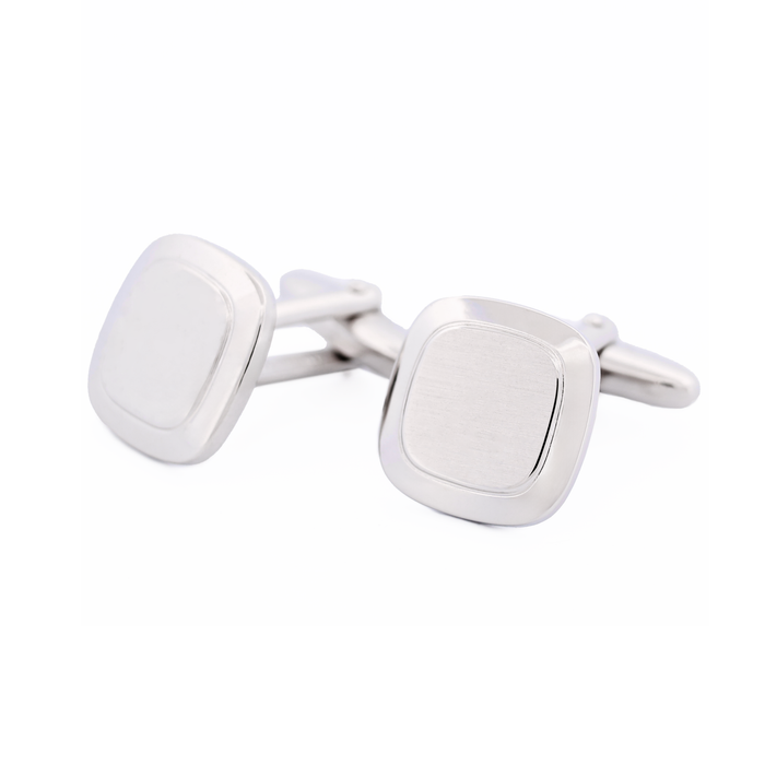 Rhodium Plated Cufflinks