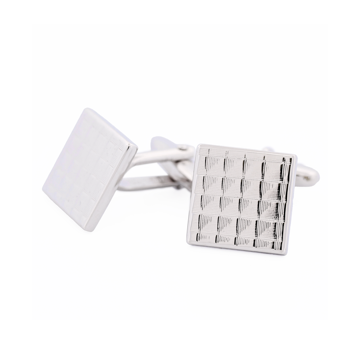 Rhodium Plated Cufflinks