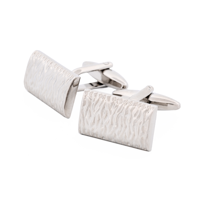 Rhodium Plated Cufflinks