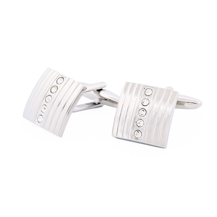 Rhodium Plated Cufflinks