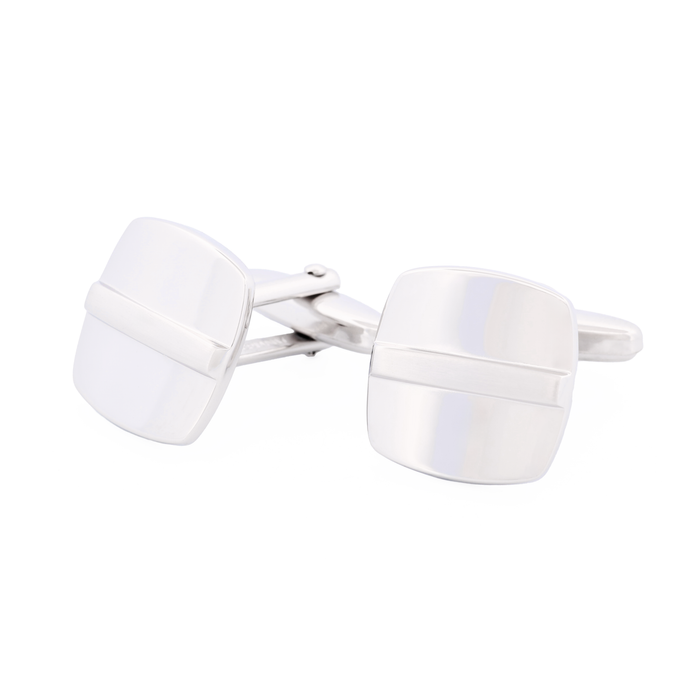 Rhodium Plated Cufflinks