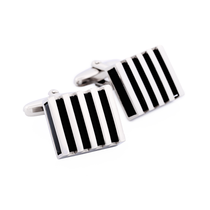 Rhodium Plated Cufflinks