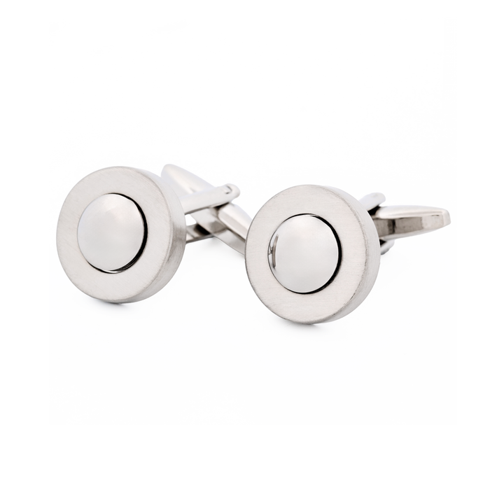 Rhodium Plated Cufflinks
