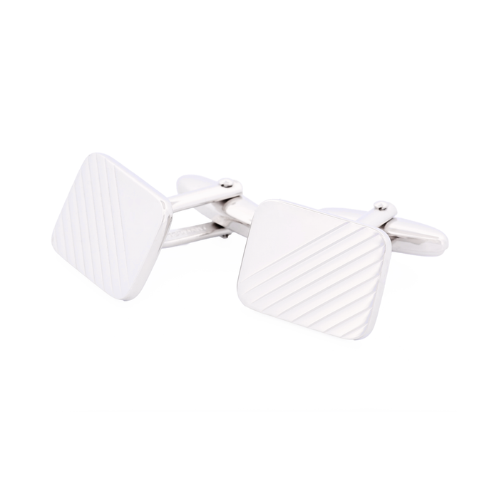 Rhodium Plated Cufflinks