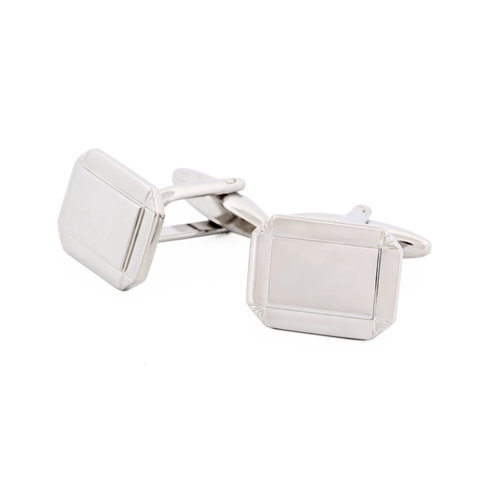 Rhodium plated Cufflinks