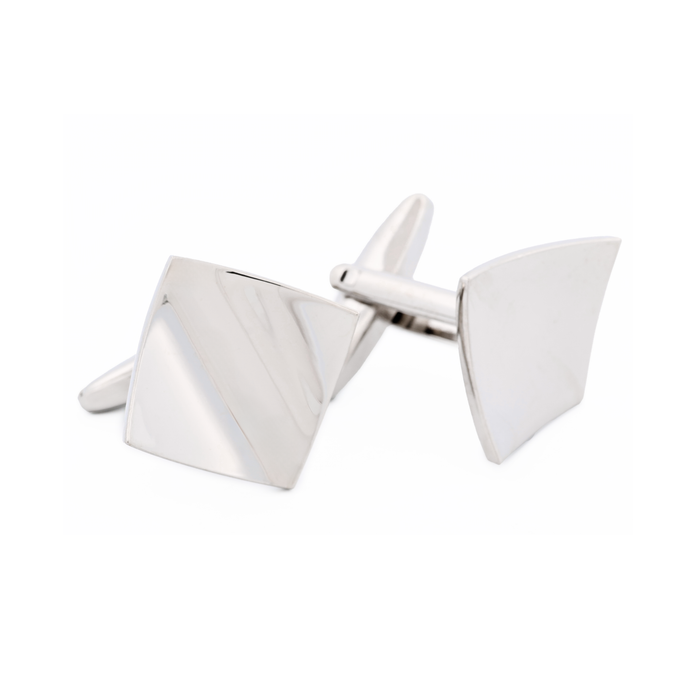 Rhodium Plated Cufflinks