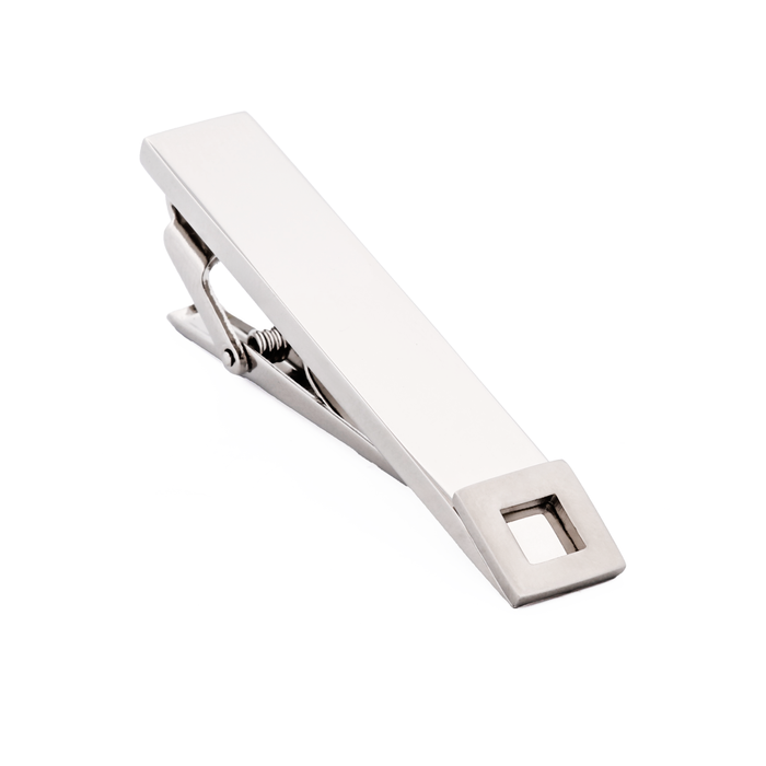 Rhodium Plated Tie Bar
