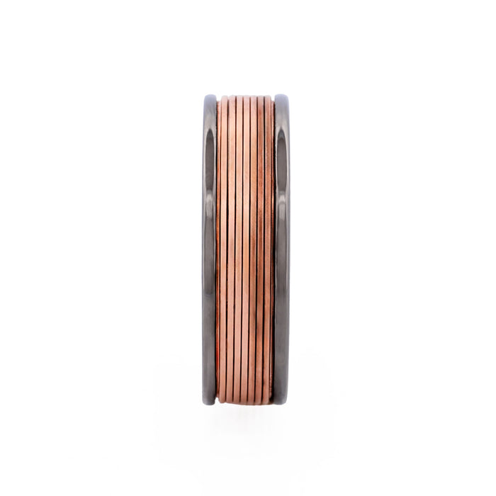 Rose Gold / Gun Plating Sterling Silver Ring