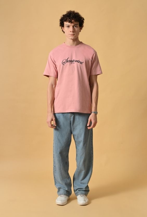 Rosewood Dust Cotton Regular Fit Graphic T-Shirt for Men | 210 GSM Casual Wear