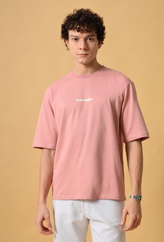 Rosewood Dust Cotton Relaxed Fit Graphic T-Shirt for Men | 210 GSM Casual Streetwear