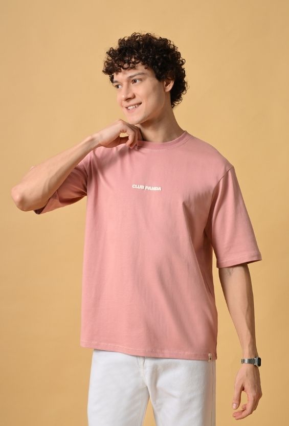 Rosewood Dust Cotton Relaxed Fit Graphic T-Shirt for Men | 210 GSM Casual Streetwear