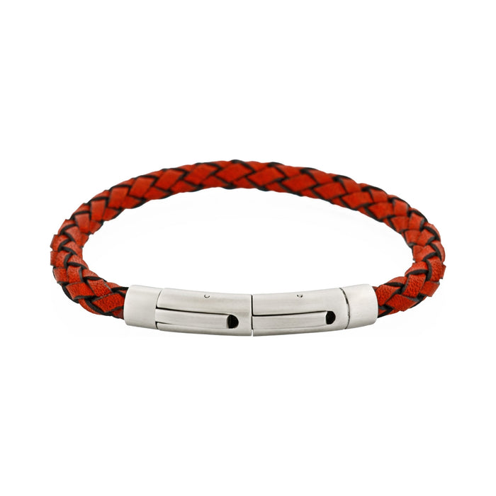 Rosso Linea Italian Leather Bracelet