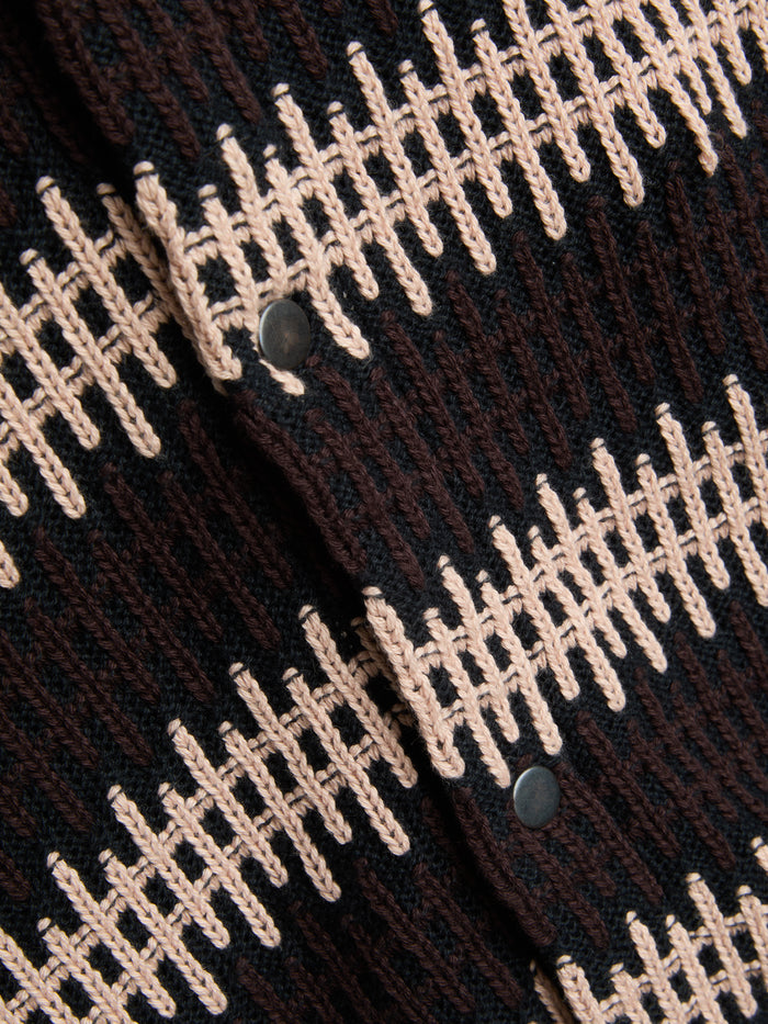 Roxwell Knitted Jacket Freeman Navy