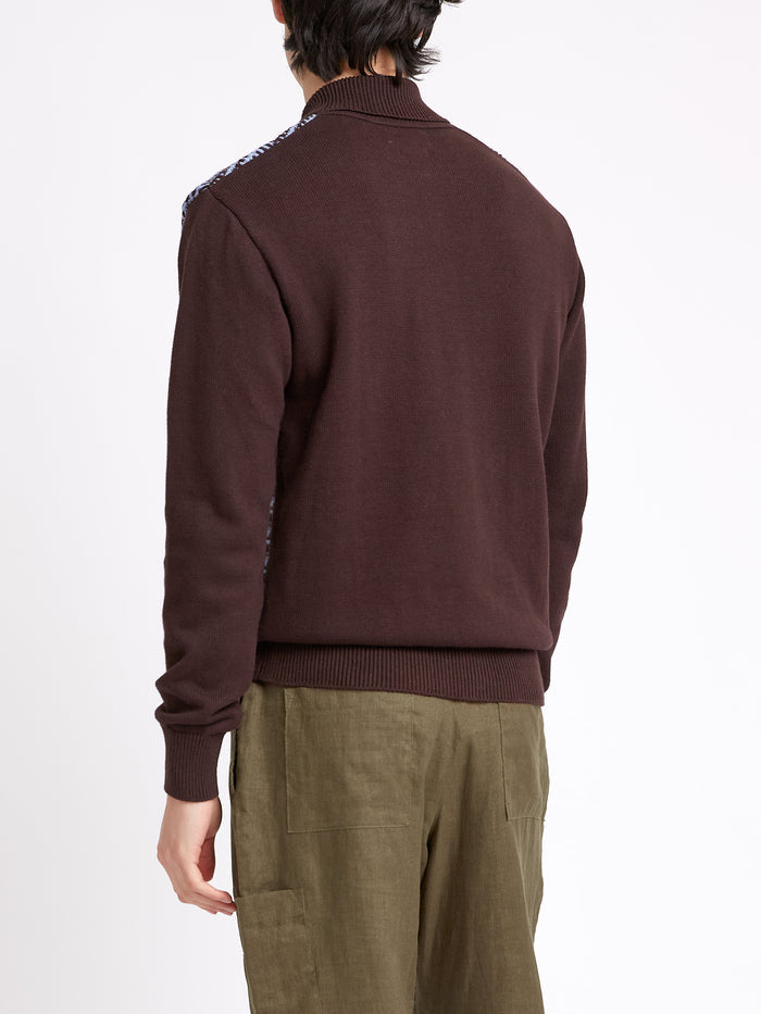 Roxwell Knitted Jacket Riverton Brown