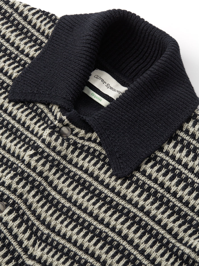 Roxwell Knitted Jacket Riverton Navy