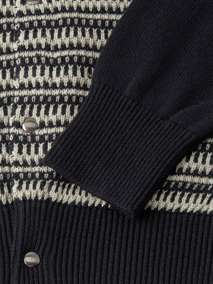Roxwell Knitted Jacket Riverton Navy