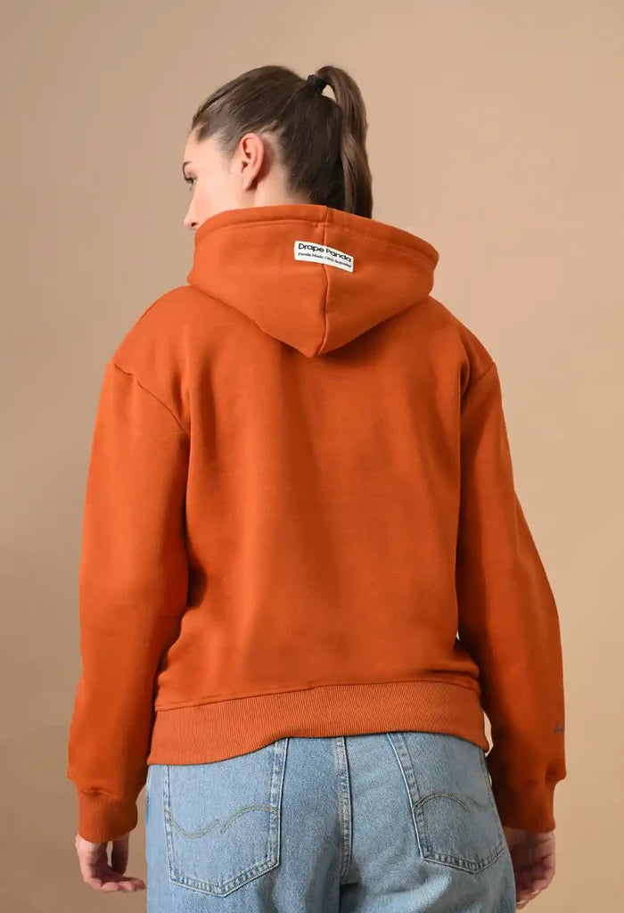 Rust Orange Men's Pullover Hoodies for Men