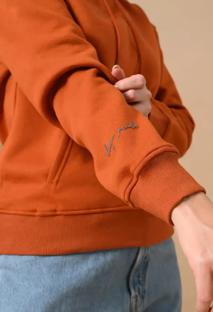 Rust Orange Men's Pullover Hoodies for Men