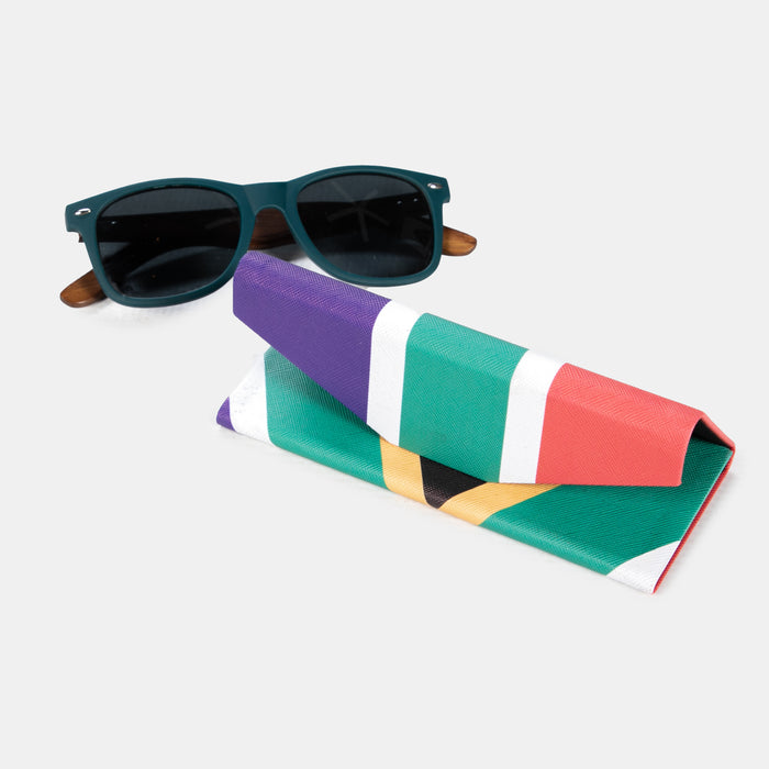 SA Flag Folding Sunglass Case