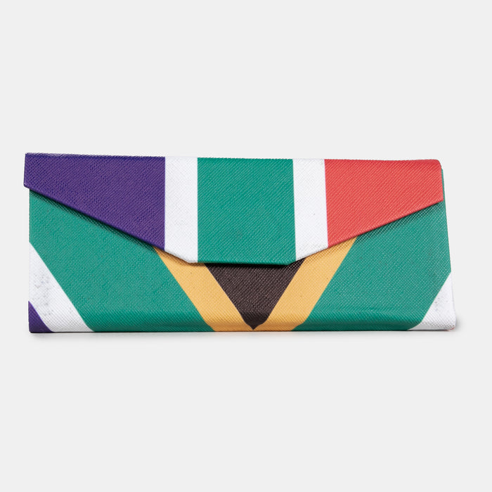 SA Flag Folding Sunglass Case