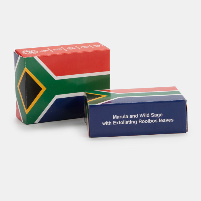 SA Flag Marula and Wild Sage with Exfoliating Rooibos Soap