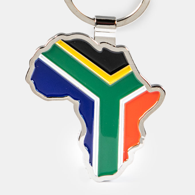 SA Flag Metal Key Holder
