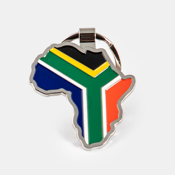 SA Flag Metal Key Holder