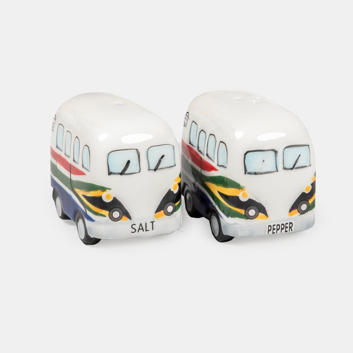 SA Flag Taxi Salt & Pepper Set - Multi
