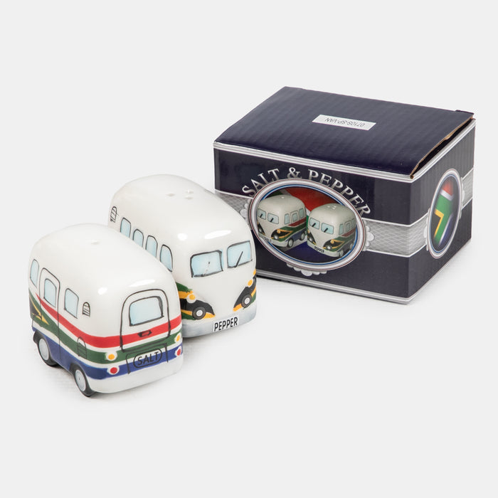 SA Flag Taxi Salt & Pepper Set - Multi