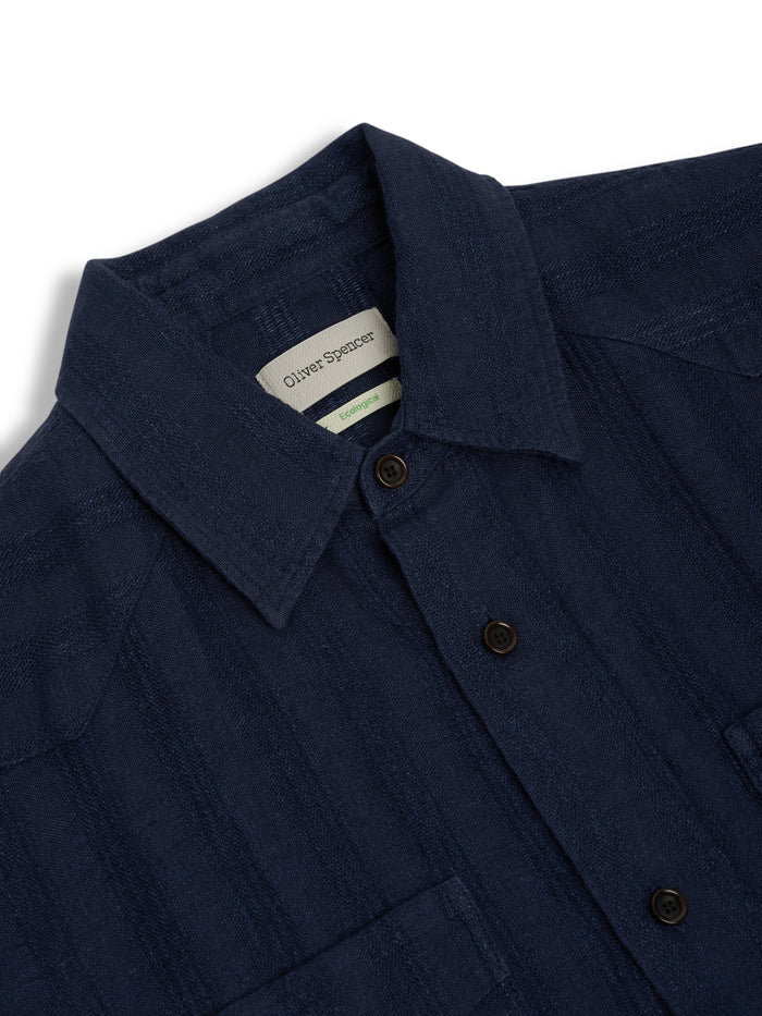 Santiago Short Sleeve Shirt Arnold Navy