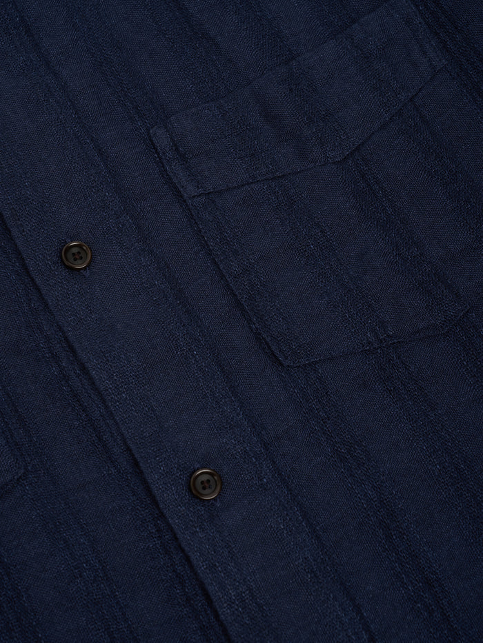 Santiago Short Sleeve Shirt Arnold Navy