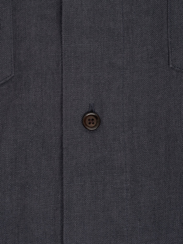 Santiago Short Sleeve Shirt Bleeker Gunmetal Grey