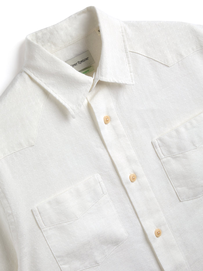 Santiago Short Sleeve Shirt Lennon Cream