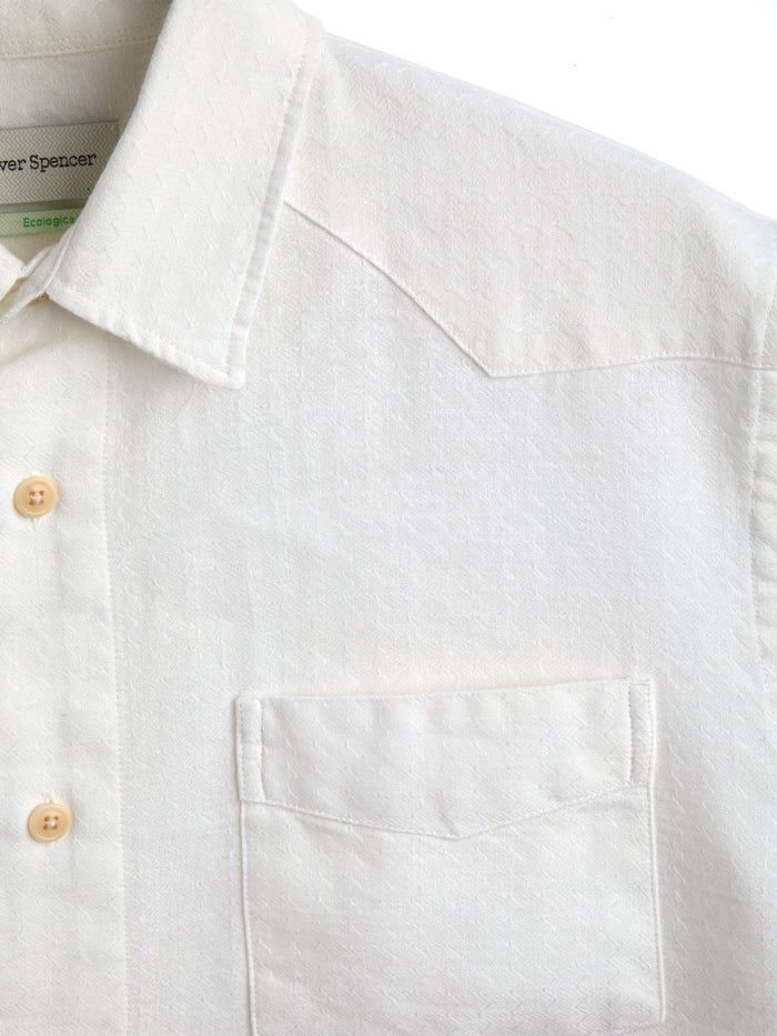 Santiago Short Sleeve Shirt Lennon Cream