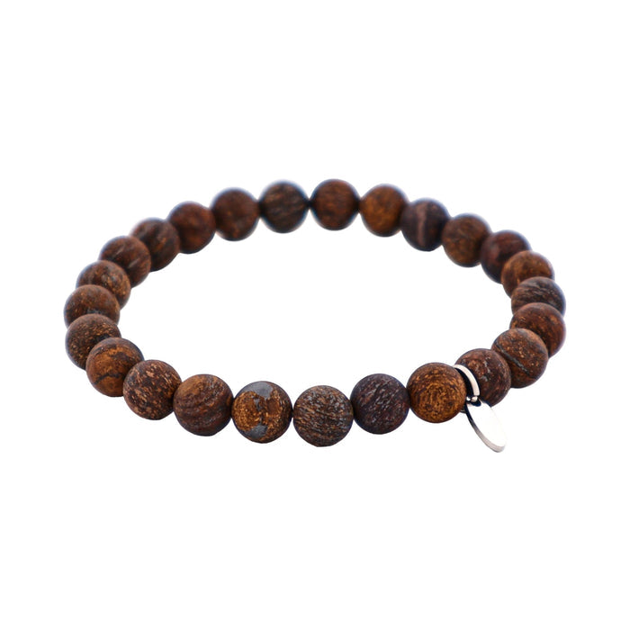 Savage Bronzite Stone Bead Bracelet