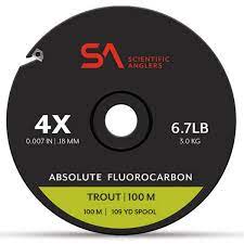 Scientific Anglers Absolute Fluorocarbon Trout Tippet Scientific Anglers Tippet Rivers and Glen Trading Co
