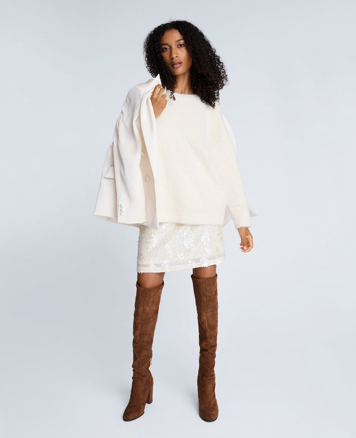 Sequin Pull On Mini Skirt