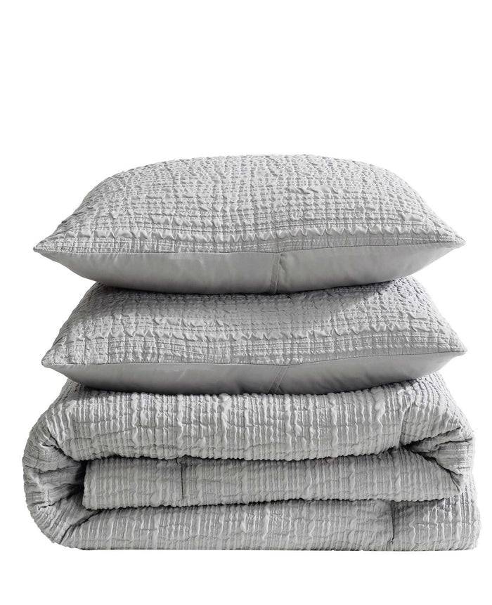 Serenity Wavy Lines Comforter Set