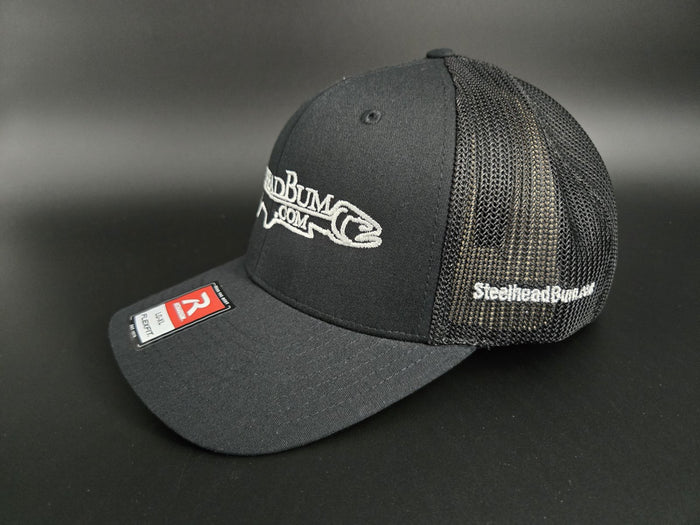 SteelheadBum.com Richardson 110 FlexFit Hat Black