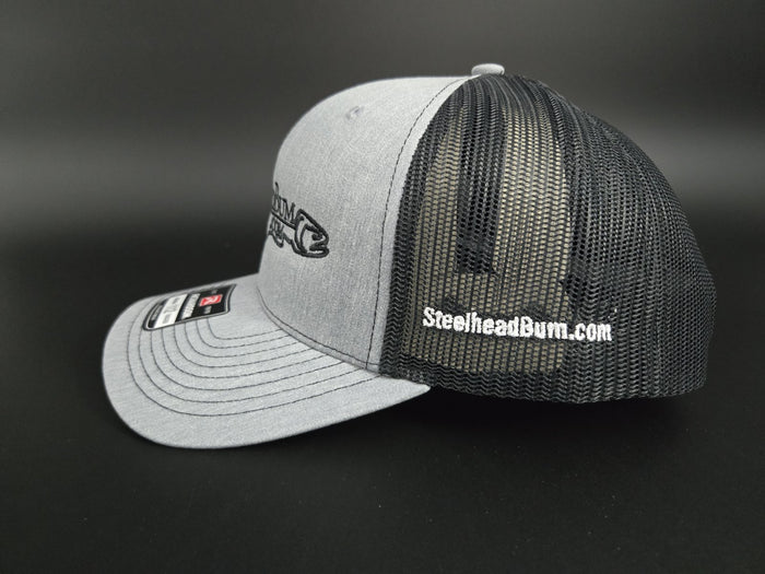 SteelheadBum.com Richardson 112 Trucker Heather Gray/Black